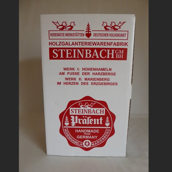 NEW 11” STEINBACH GERMANY MERCHANT MERCATOR PEDDLER WOOD INCENSE SMOKER - Picture 16 of 16